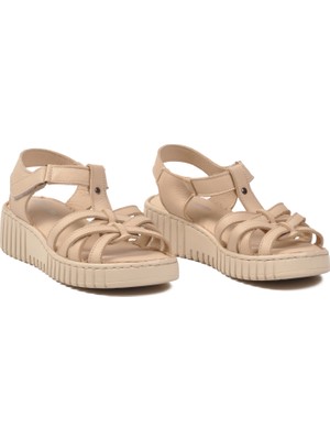 Pierre Cardin PC-54787 Z Bej Kadın Sandalet