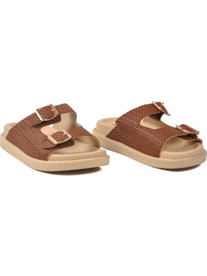 Pierre Cardin PC-54687 Z Taba Kadın Terlik