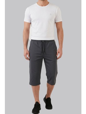 Cazador Erkek Uzun Slim Fit Kapri Bermuda Şort Örme Kumaş Rahat Kalıp Günlük Kullanım