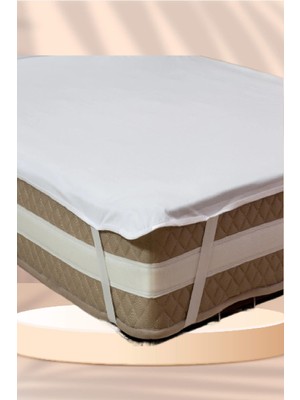 Mycey 200X220 cm Çift Kişilik Sıvı Geçirmez Alez Micro Kumaş Köşe Lastikli Yatak Koruyucu Alez