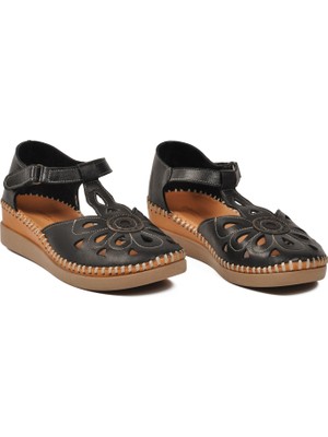 Pierre Cardin PC-54518 Z Siyah Kadın Sandalet