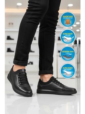 Ayakmod Premium 422 M Siyah Erkek Günlük Ayakkabı