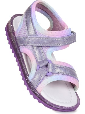 Kiko Kids Marlin Simli Cırtlı Kız Bebek Sandalet