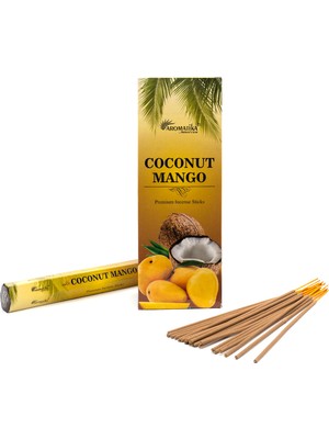 Aromatika Hindistan Cevizi ve Mango Aromalı Çubuk Tütsü