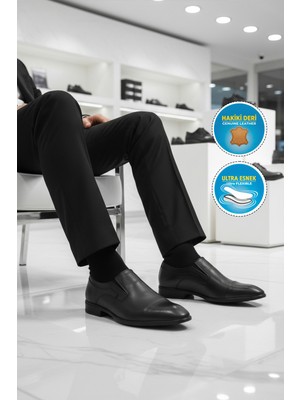 Ayakmod Premium 696 M Siyah Erkek Klasik Ayakkabı