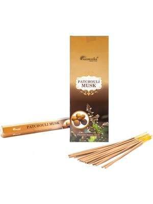Aromatika Paçuli ve Misk Aromalı Çubuk Tütsü