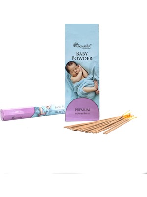 Aromatika Bebek Pudrası Aromalı Çubuk Tütsü