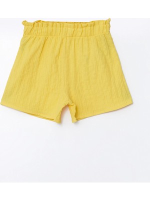 Lc Waikiki Yeni Sezon Beli Lastikli Basic Kız Bebek Şort