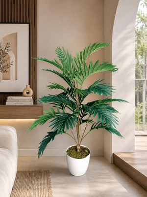 Maki Dekor Yapay Areka Ağacı 75 cm Boyunda Dekoratif Modern Iç Mekan Bitkisi