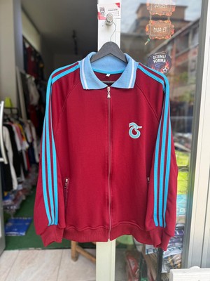 Rodak Spor Fırtına Bordo Renk Oversize Polo Yaka Ceket