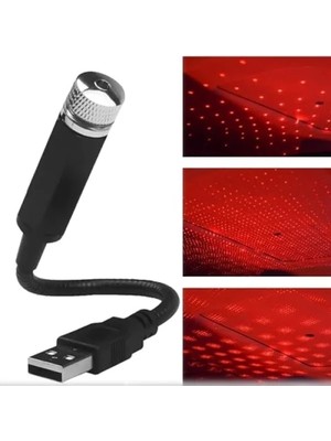 Die Grup Ayarlanabilir Kırmızı LED Araç Içi Atmosfer Lambası