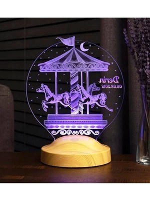 Die Grup Isimli Nostaljik Atlı Karınca LED Lamba, Çocuk Odası Için