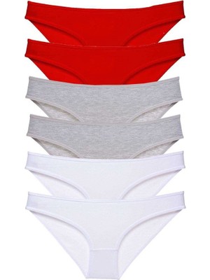 Die Grup 6 Adet Süper Eko Set Likralı Kadın Slip Külot 548