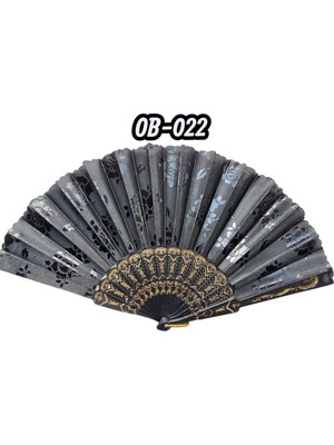 Mudanis Plastik Kumaş Yelpaze 12'li OB-022