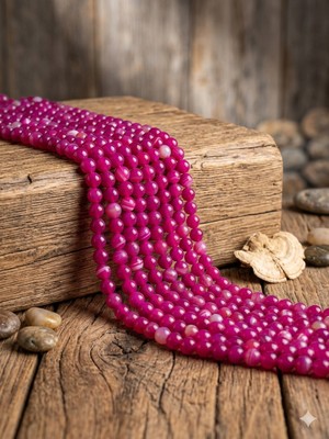 Rose Doğaltaş 8 mm Dizi Doğal Taşkenditasarımınıkendin Yapfırsatürünleri