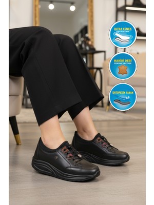 Ayakmod 2660 Z Siyah Kadın Günlük Ayakkabı
