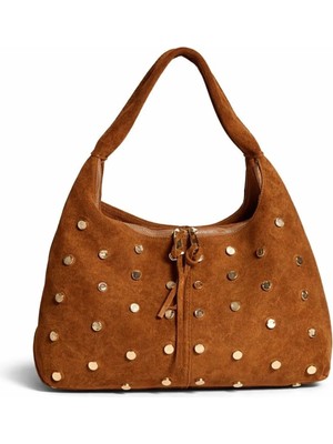 PaminBags Aksesuar Gerçek Süet Deri Troklu Salaş Çanta PMN0034