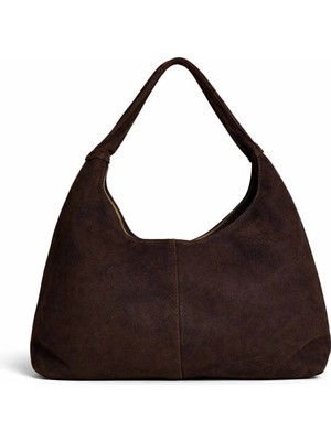 PaminBags Aksesuar Gerçek Süet Deri Salaş Çant PMN0038