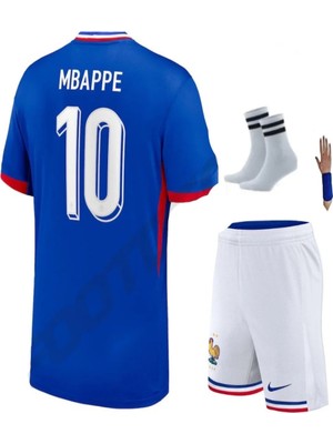 Yenteks Mbappe. Fransa Dünya Kupası  Çocuk Forması 4 Parça