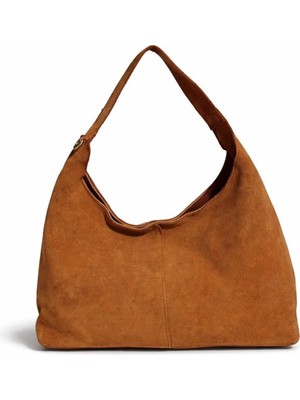 PaminBags Aksesuar Gerçek Süet Deri Salaş Çant PMN0038