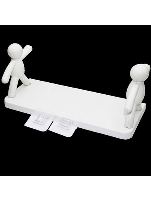 Marsilyan Rambo Manken Tutacaklı  Plastik Etejer Yapışkanlı BÜYÜK=13.5X33CM (4887)