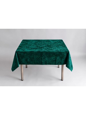 Koray Home Okey/kart Oyun Masa Örtüsü Kadife 140X140 Yeşil