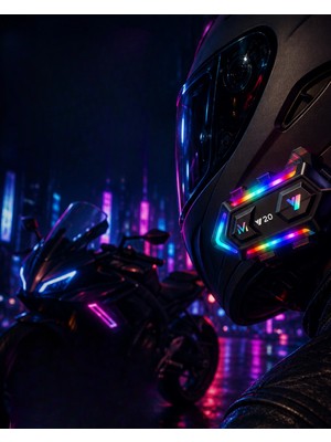 Astraltech Bt5.3 Motosiklet Kask Iletişim Sistemi Çift Telefon Destekli