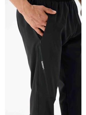 Lacoste Siyah Regular Fit Yazlık Eşofman Altı