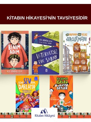 İlk Genç Timaş Ece Erdoğuş Levi (5kitap) Internetsiz Bir Sabah, Beni Sev Ama Darlama, On Numara Beş Yıldız Apartmanı, Benim Adım Şeyyy, Başıma Gelen Acayip Şeyler