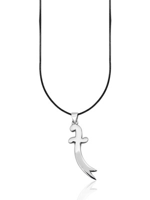 Oya Silver Cilalı Gümüş Zülfikar Kolye Ucu 3.7X1CM [OYOT343]