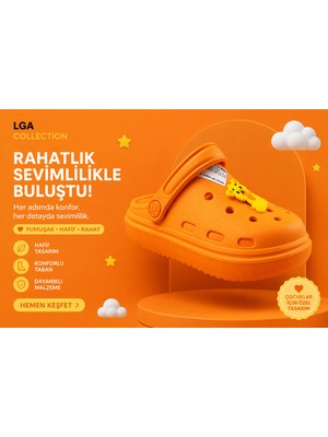 Çocuk Cross Terlik Emojili 26 - 35 Numara Eva Taban Yeni Sezon
