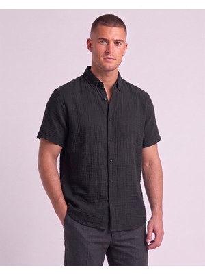 Cliento Müslin Kumaş Smart Casual Modern Erkek Gömlek