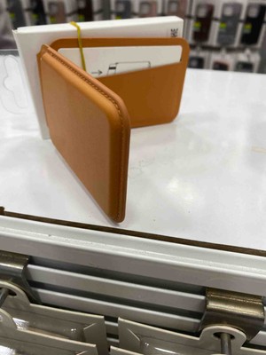 Evlium 15-16-17 PRO Max Uyumlu Birinci Sınıf magsafe Cüzdan Magsafe Deri kartlık