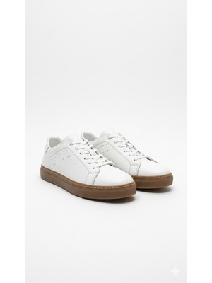Martinetto Hakiki Deri Günlük Beyaz  Sneaker Model 03022026