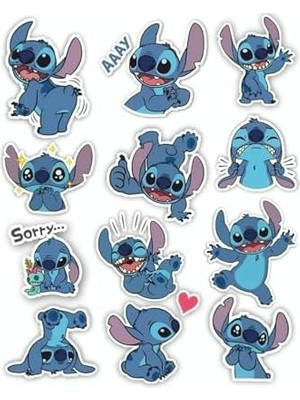 Lilo And Stitch Temalı Laptop Telefon Tablet Seti