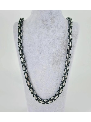 Hayat Store Rodyum Çelik Erkek Kolye 60 cm - EKL0039