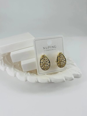Hayat Store Zirkon Taşlı Pirinç Zirkon Küpe - KP00340