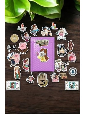 Esrarengiz Kasaba/ Falls/bullet Journal Defter Çıkartma Ajanda Laptop Etiket, 8451354986541