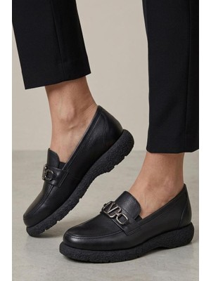 Pisagor PS-44331 Hakiki Deri Kadın Loafer Ayakkabı