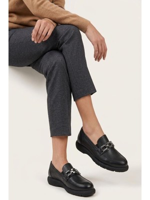 Pisagor PS-44332 Hakiki Deri Kadın Loafer Ayakkabı
