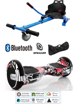 Citymate Elektrikli Kaykay Scooter Hoverboard Akıllı Dengeli + Hover Kart + Çanta Full Paket