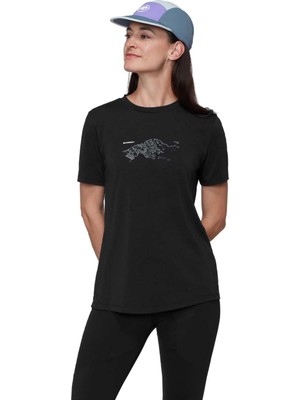 Mammut Mountain Women Fruendenhorn Kadın Siyah Tişört