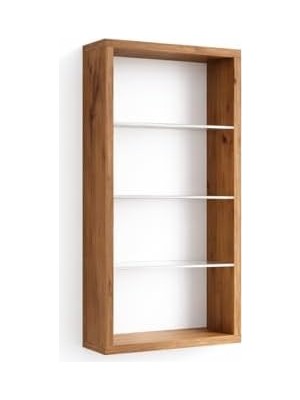 30X60 cm Pleksi Raflı Dekoratif Duvar Rafı – Geniş Mutfak Baharat Rafı, Duvara Monte Organizer Raf, Banyo ve Mutfak Için Modern Ahşap Raf