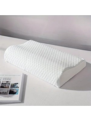Ortopedik Visco Boyun Yastığı – Boyun Düzleşmesi Için Destekleyici ve Ergonomik Tasarım | Lüks ve Konforlu Uyku Yastığ