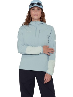 Mammut Madris Light ml Half Zip Hoody Women Kadın Mavi Fleece