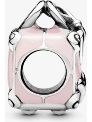 Lovecharm Pembe Valiz Charm S925 Ayar Gümüş