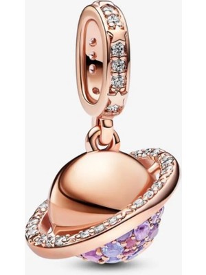 Lovecharm Gezegen Satürn Köpüklü Sallantılı Charm S925
