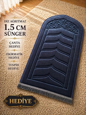 Bripurga 1.5 cm Sünger Destekli Diz Ağrıtmaz Seccade Ortopedik Namazlık