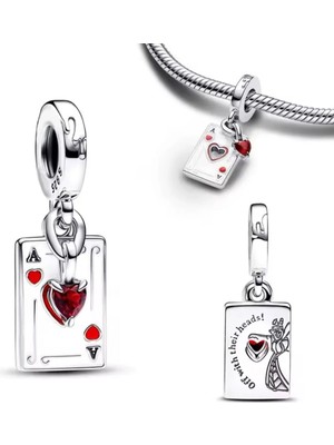 Lovecharm Disney Kötüler Kupa Kızı Charm S925 Ayar