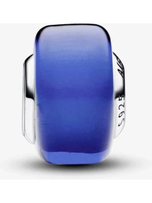 Lovecharm Mavi Murano Cam Charm S925 Ayar Gümüş